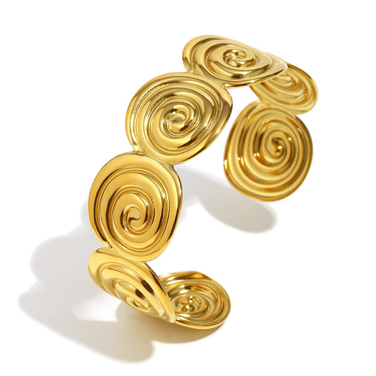 Spiral Cuff Bracelet