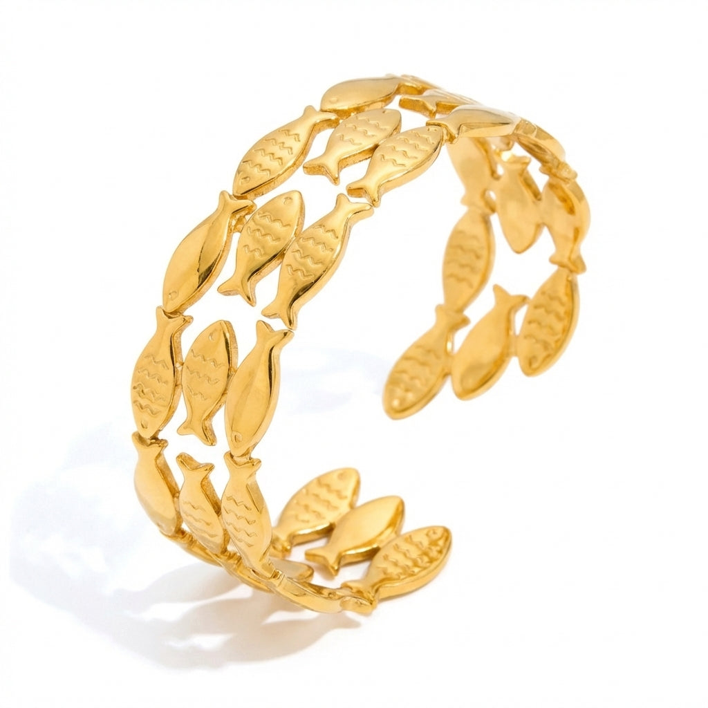 School of Fish Cuff Bracelet