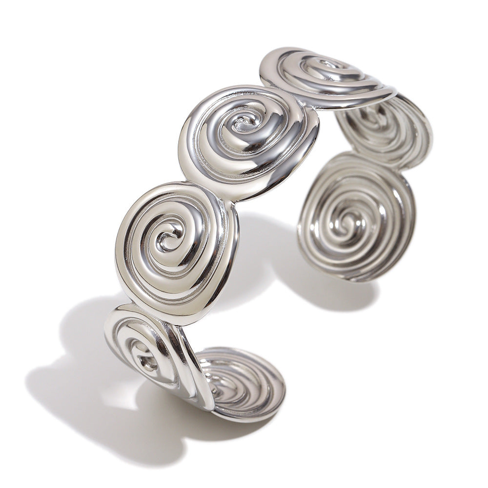 Spiral Cuff Bracelet
