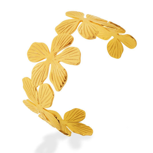 Floral Cuff Bracelet