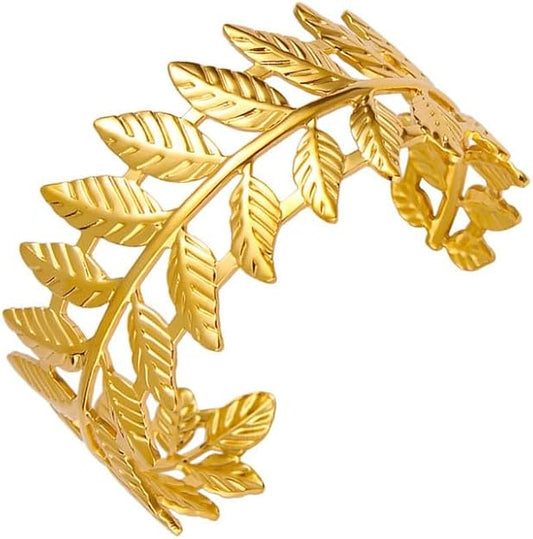 Leafy Branch Cuff Bracelet