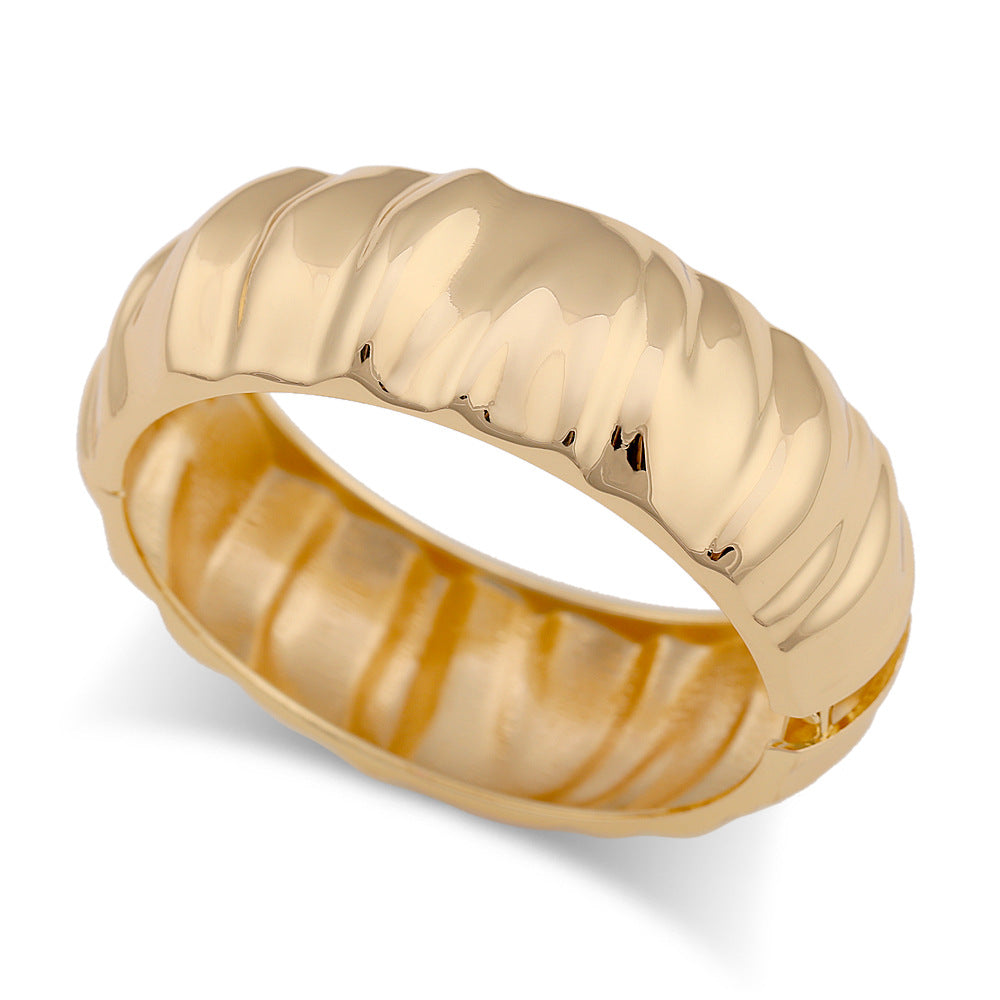 Ribbed Cuff Bracelet