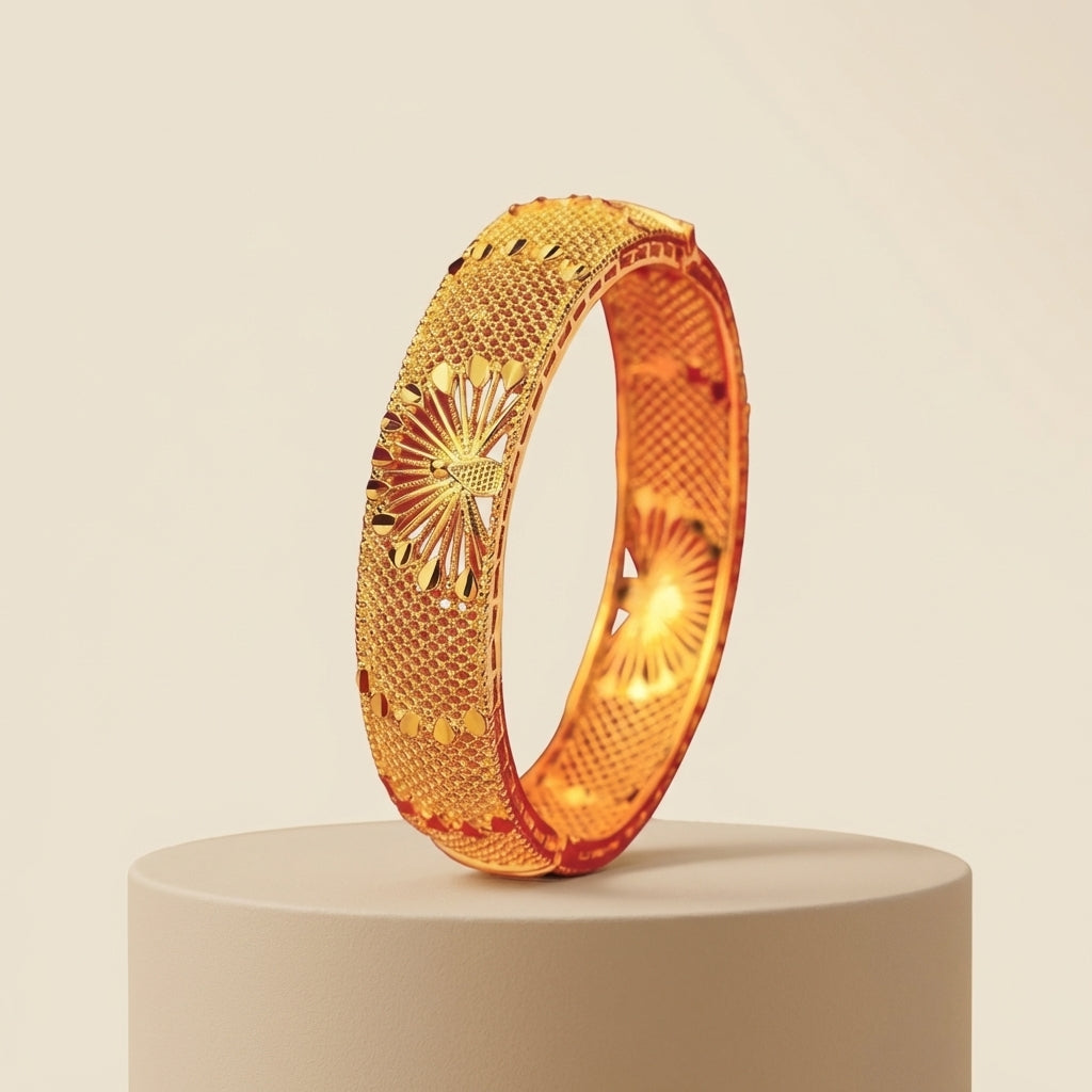Golden Peacock Bracelet